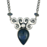 One-of-a-Kind Labradorite Swirl Necklace